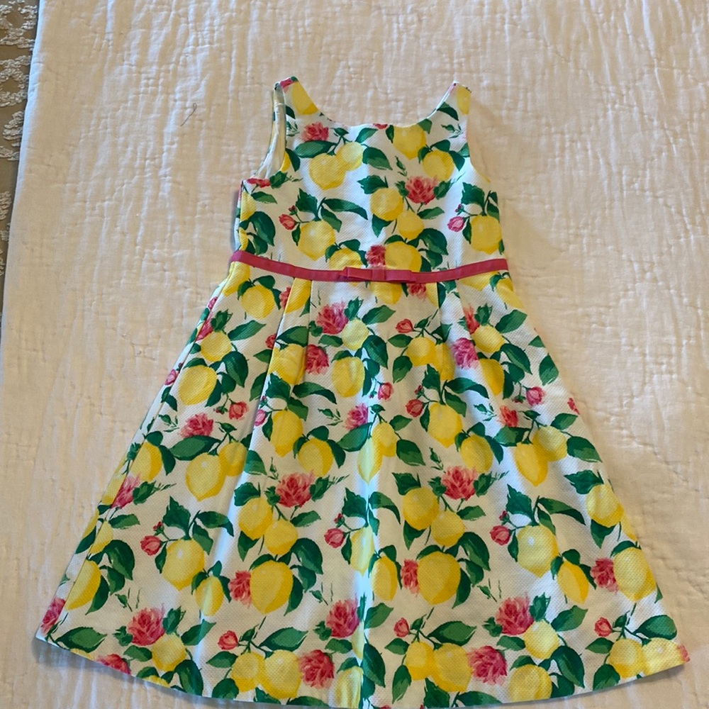 Janie and Jack lemon dress